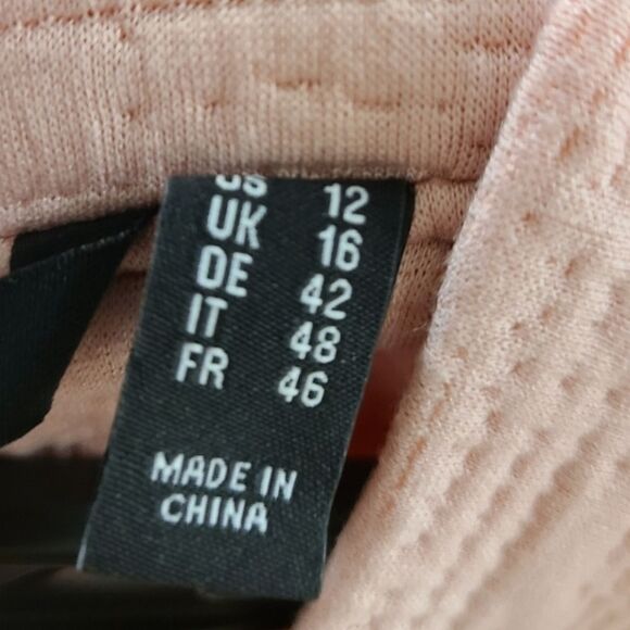 H By Halston Textured Zip Jacket size 12 - Picture 5 of 6